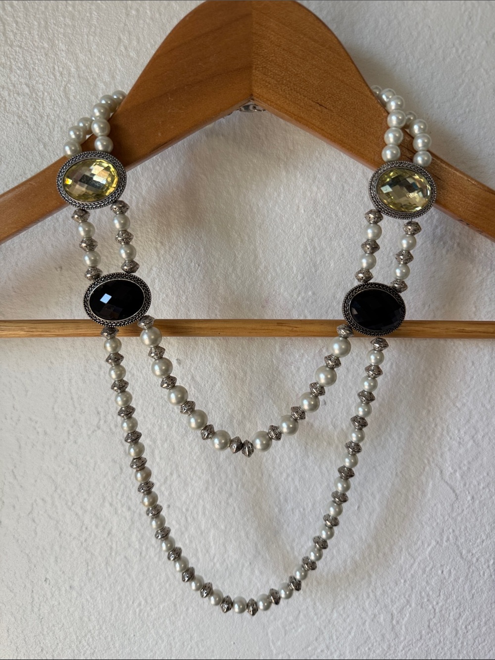 Double Layer‎ Pearl Necklace